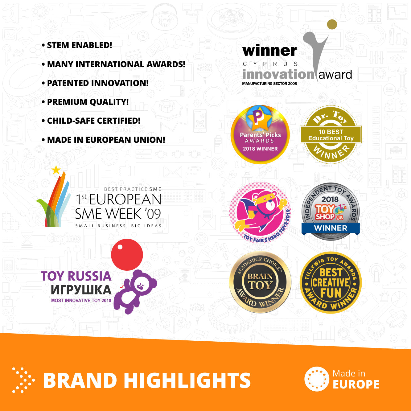 Engino Mega Builds- Eiffel Tower Architecture STEM Toys for Kids Ages 9+ (1 Model to Build)