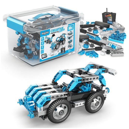 Creative Engineering 60 in 1- Motorized MAKER MASTER: STEM Building Toys for Kids Ages 8+ (60 Models to Build)