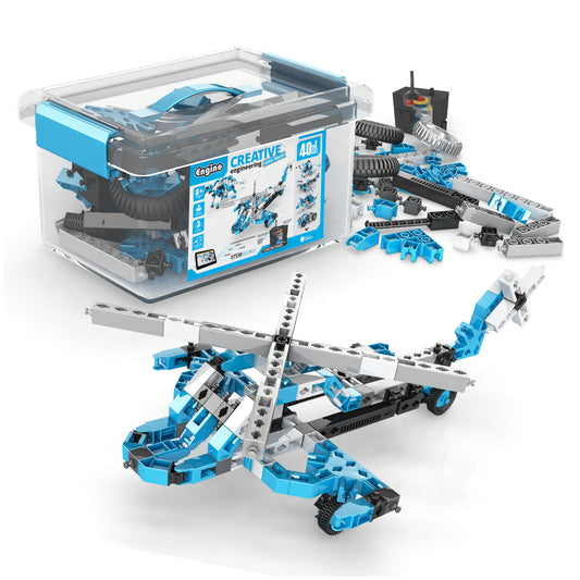 Creative Engineering 40 in 1- Motorized MAKER MASTER: STEM Building Toys for Kids Ages 8+ (40 Models to Build)