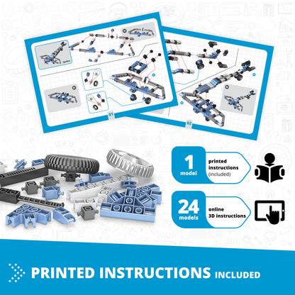 Engino Creative Builder: 25 Multimodel Set- STEM Engineering Toys for Kids Ages 6+ (25 Models to Build)
