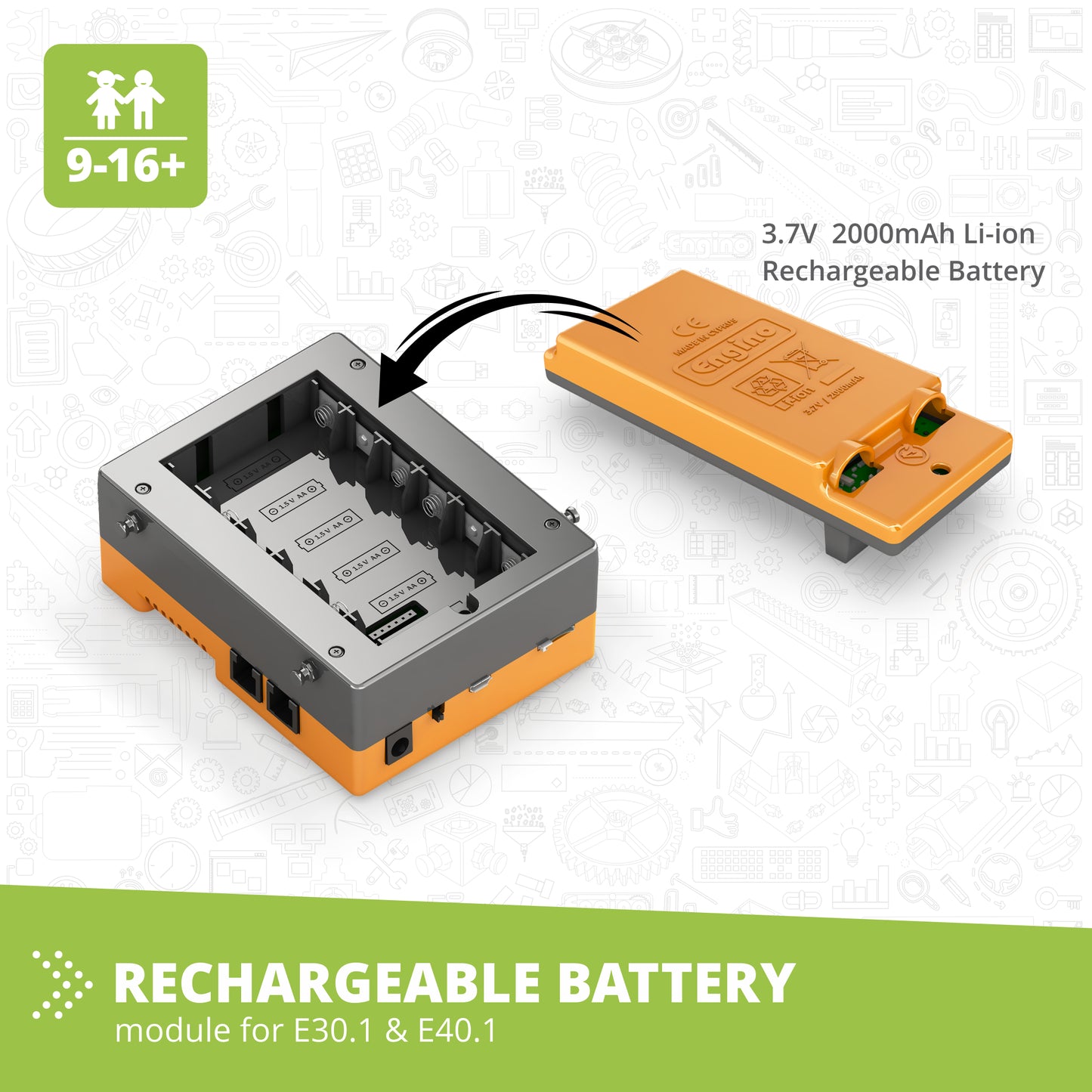 Rechargeable battery module for E30 & E40