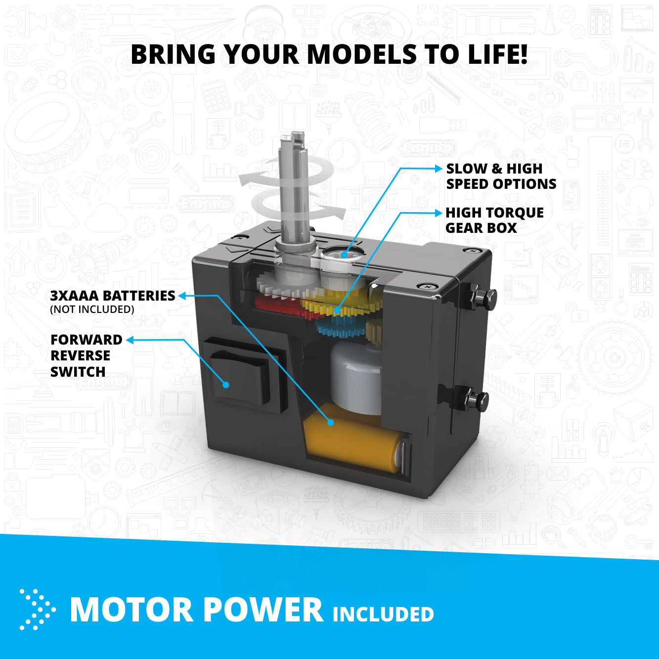 Engino 94161 - Inventor 12 Models Industrial Engino 94161 - Inventor 12 Models Industrial
