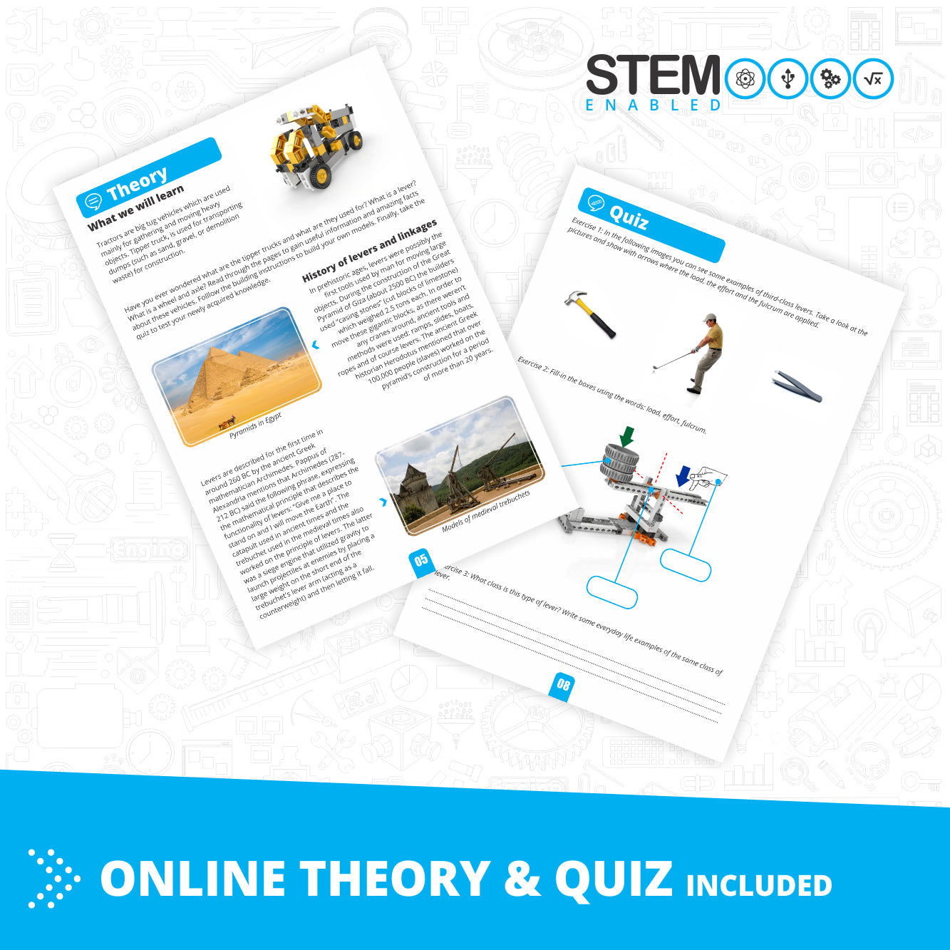 Engino Inventor Mechanics- Tipper Truck: Mechanical Engineering Toys for Kids Ages 9+ (5 Models to Build)