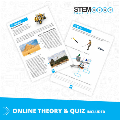 Engino Inventor Mechanics- Tipper Truck: Mechanical Engineering Toys for Kids Ages 9+ (5 Models to Build)