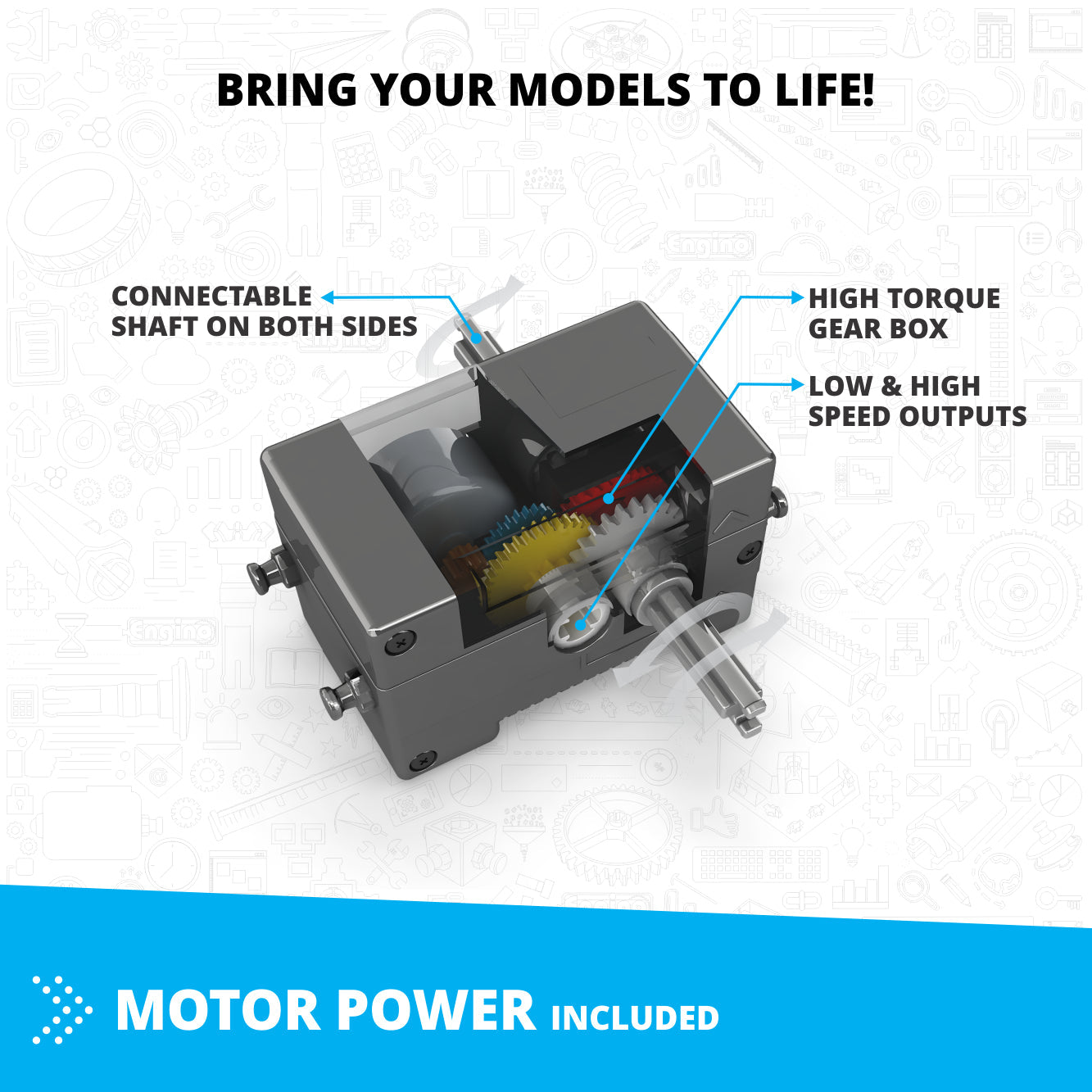 Engino Inventor Robotized- GinoBot: 10-in-1 Programmable Robotics & Coding STEM Kit for Kids Ages 9+