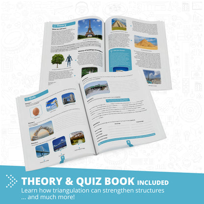 Engino Discovering STEM Buildings & Bridges: Educational Construction Toy for Kids Ages 9+ (9 Models to Build)