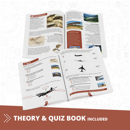 Engino Discovering STEM Technology of Machines: How Aircrafts Work, Building Toys for Kids Ages 9+ (10 Models to Build)