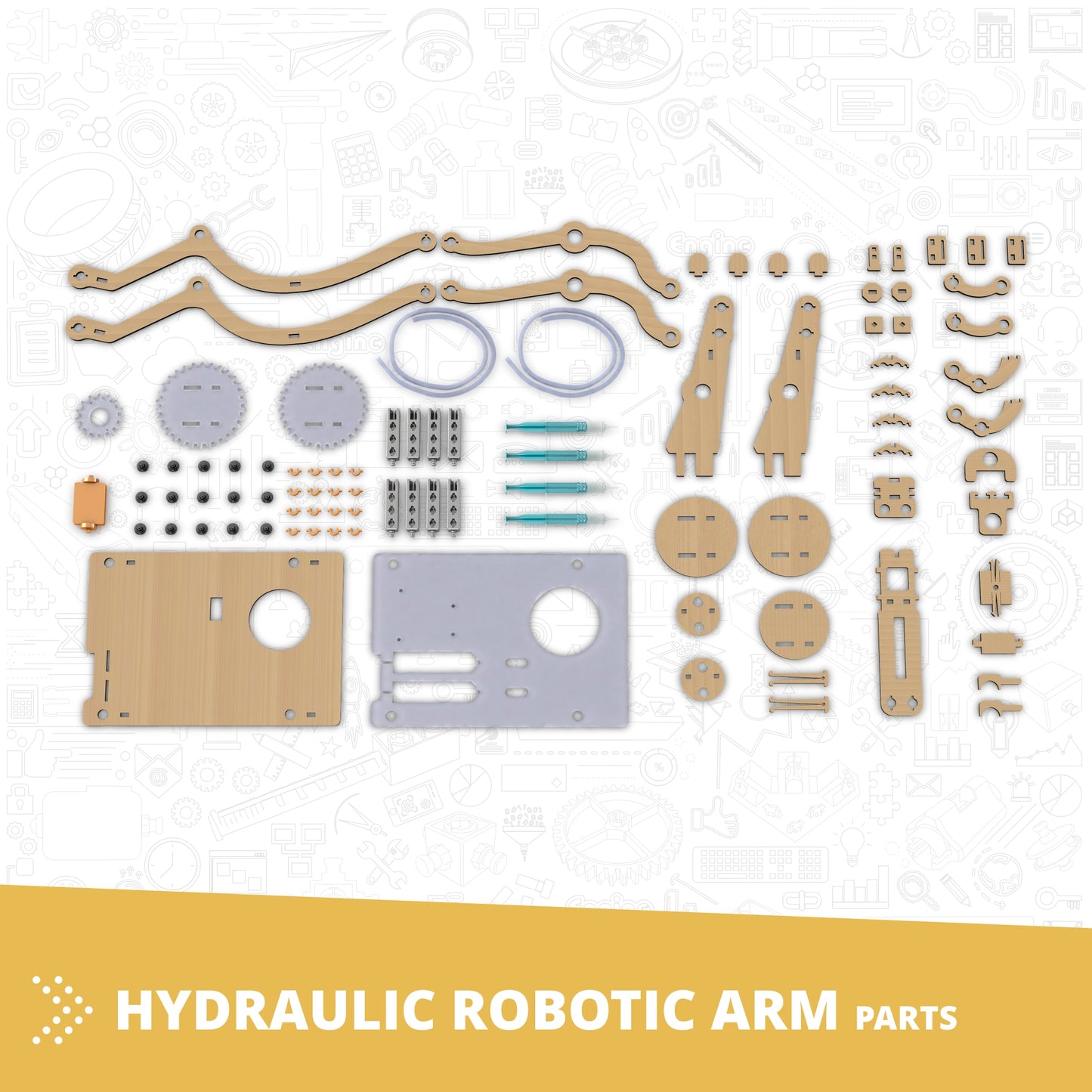 MAKERSPACE DIY: Υδραυλικός Ρομποτικός Βραχίονας