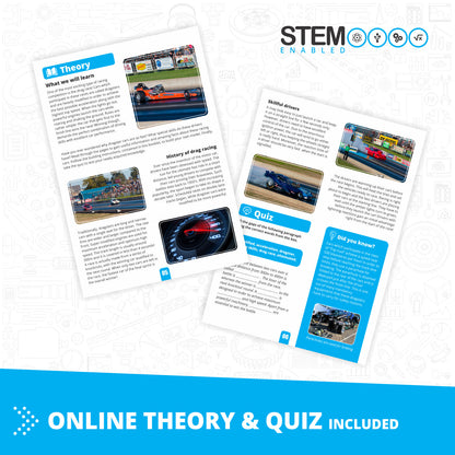 Engino Inventor Mechanics- Speed Racer: Race Car STEM Building Toys for Kids Ages 9+ (5 Models to Build)