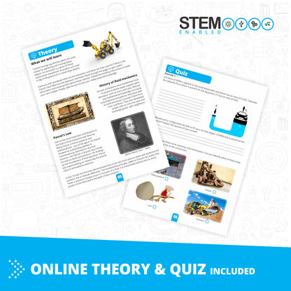 Engino Inventor Mechanics- Excavator: STEM Engineering Toys for Kids Ages 9+ (5 Models to Build)