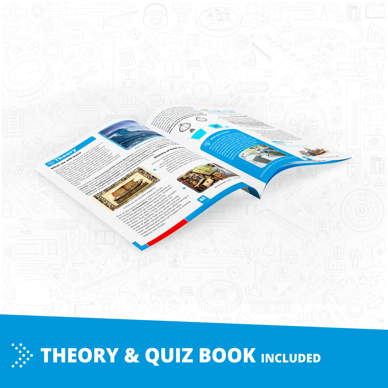 Engino Discovering STEM Fluid Dynamics: Educational Engineering Toys for Kids Ages 9+ (6 Models to Build)