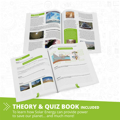 Engino Discovering STEM Solar Power: Educational Engineering Toys for Kids Ages 9+ (16 Models to Build)