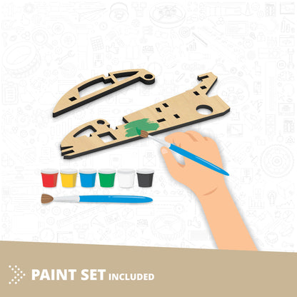 Engino MAKERSPACE DIY: Pull-Back Race Car, STEM Building Kit for Kids Ages 8+ (1 Model to Build)