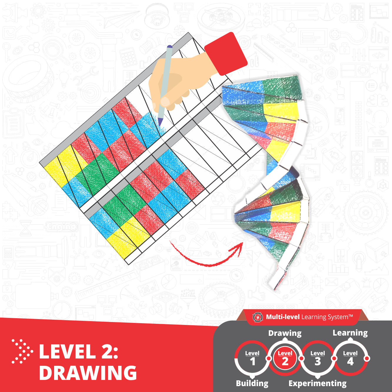 Engino STEAM Labs: How Viruses Work, STEM Building Kit for Kids Ages 8+ (2 Models to Build)