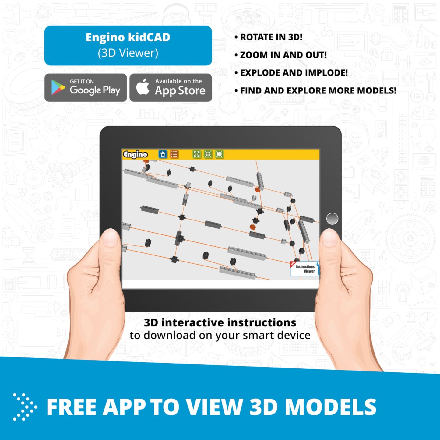 Engino Creative Builder: 25 Multimodel Set- STEM Engineering Toys for Kids Ages 6+ (25 Models to Build)