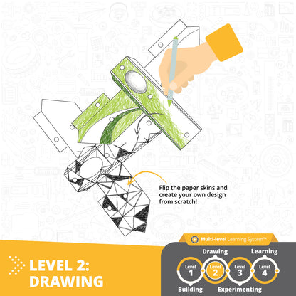 Engino STEAM Labs: How Solar Energy Works, STEM Building Kit for Kids Ages 8+ (4 Models to Build)