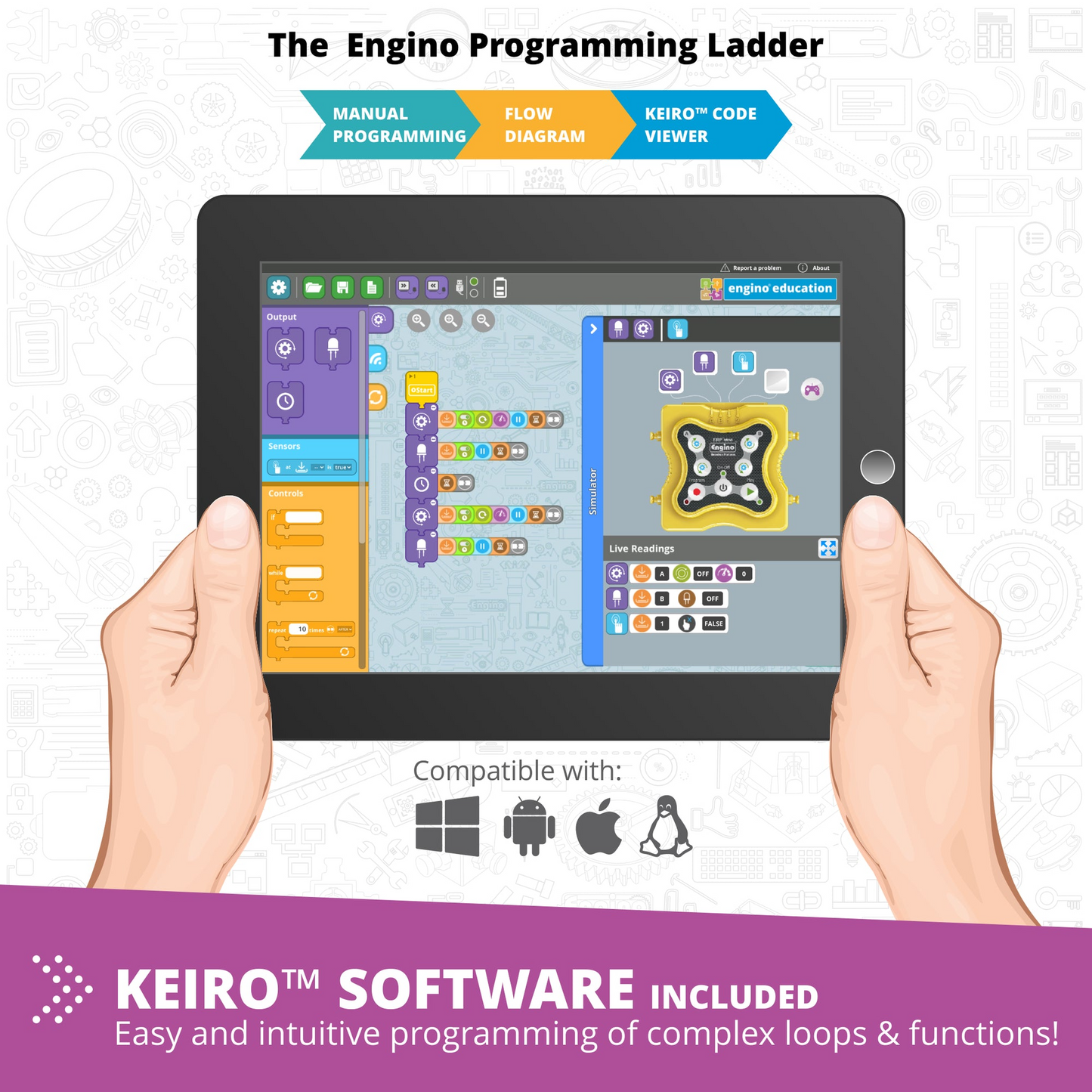 FaceBot – Tangible STEM Qboidz & Robotics Set, STEM Building & Coding Kit for Kids Ages 5–7 (96 Models to Build)