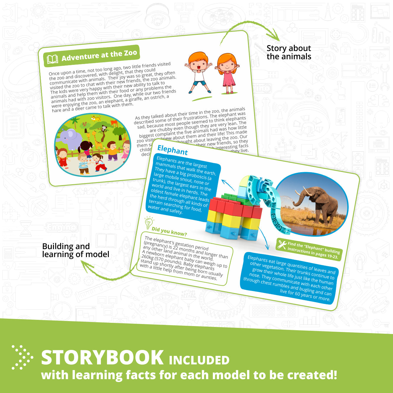 Creative Engineering 10 in 1- MAKER JUNIOR: STEM Building Toys for Kids Ages 4+ (10 Models to Build)