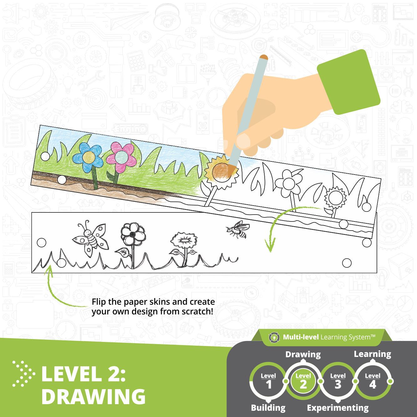 Engino STEAM Labs: How Greenhouses Work, STEM Building Toys for Kids Ages 8+ (1 Model to Build)