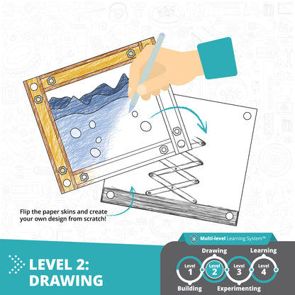 Engino STEAM Labs: How Hydraulics Work, STEM Building Kit for Kids Ages 8+ (4 Models to Build)