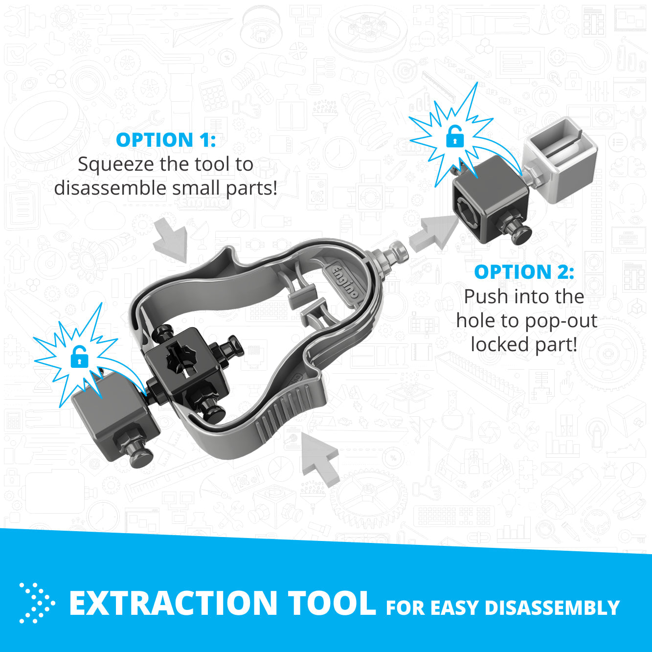 Engino Inventor Mechanics- Excavator: STEM Engineering Toys for Kids Ages 9+ (5 Models to Build)