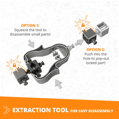 Engino Creative Builder: 50 Motorized Model Set- STEM Construction Toys for Kids Ages 7+ (50 Models to Build)