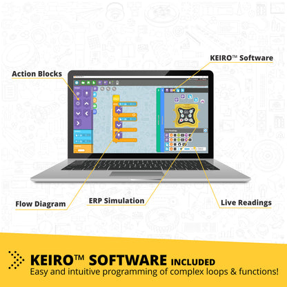 Engino Discovering STEM Robotics Set: Mini ERP 2.0 Build & Program Robots with Coding for Kids Ages 9+ (8 Models to Build)