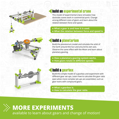 Engino Discovering STEM Amusement Park Set: Build the London Eye, Merry-Go-Round & More, For Kids Ages 9+ (8 Models to Build)