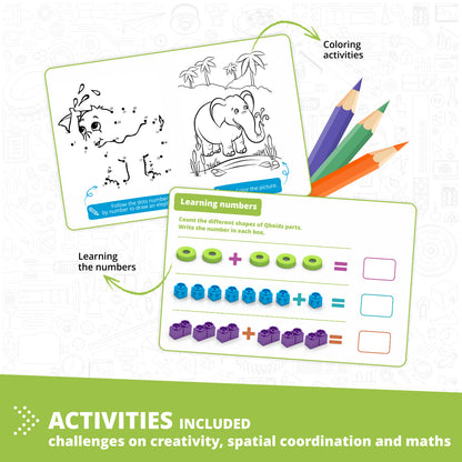 Creative Engineering 10 in 1- MAKER JUNIOR: STEM Building Toys for Kids Ages 4+ (10 Models to Build)