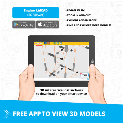 Creative Engineering 40 in 1- Motorized MAKER MASTER: STEM Building Toys for Kids Ages 8+ (40 Models to Build)