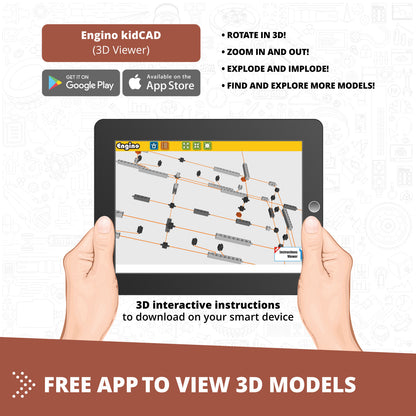 Engino Discovering STEM Technology of Machines: How Aircrafts Work, Building Toys for Kids Ages 9+ (10 Models to Build)