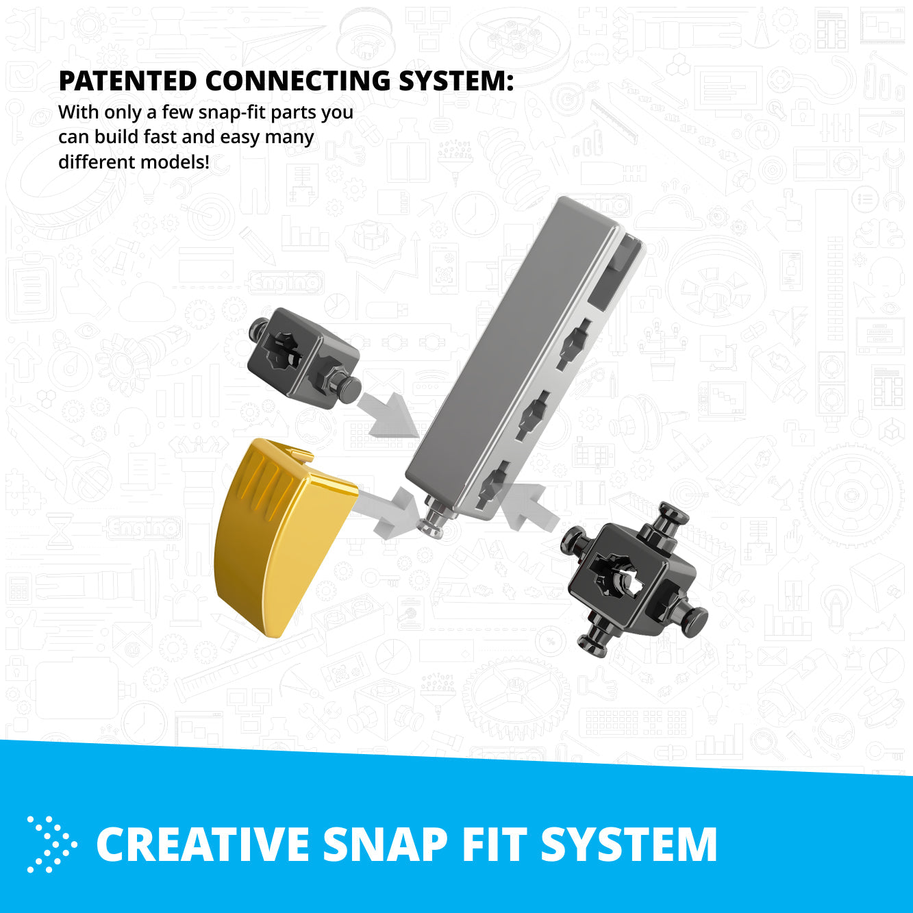 Engino Inventor Mechanics- Tipper Truck: Mechanical Engineering Toys for Kids Ages 9+ (5 Models to Build)