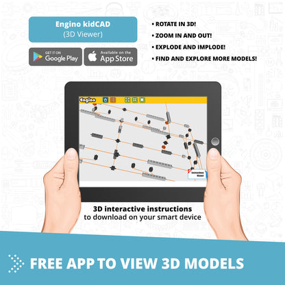 Engino Discovering STEM Astronomy: Educational Space Engineering Toys for Kids Ages 9+ (6 Models to Build)