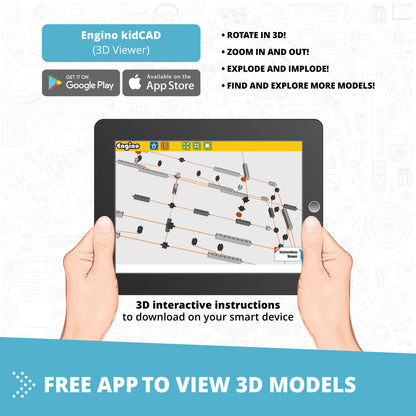 Engino Discovering STEM Architecture Set: Build the Eiffel Tower & Sydney Bridge: Engineering Toys for Kids  Ages 9+ (11 Models to Build)