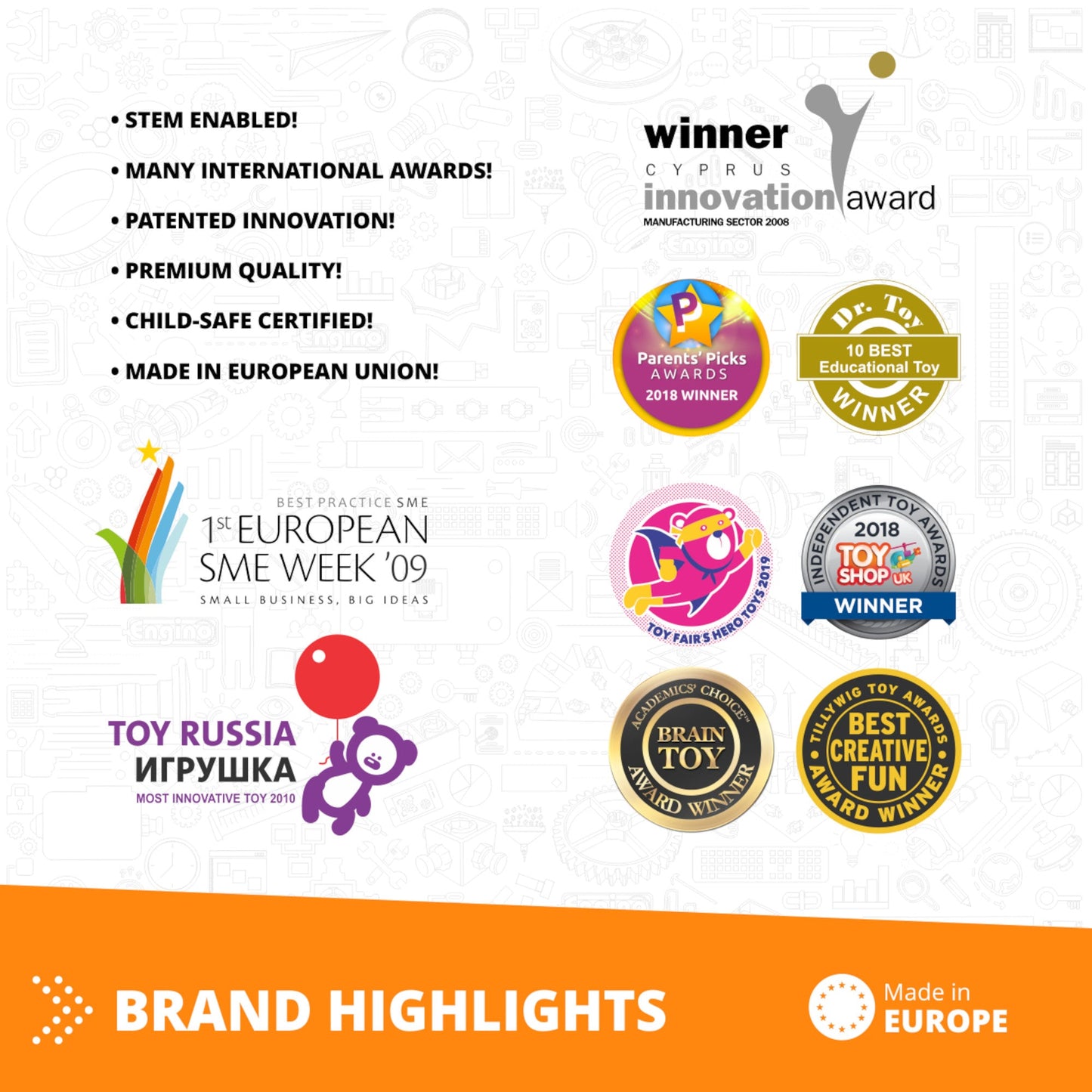 Engino Creative Builder: 50 Motorized Model Set- STEM Construction Toys for Kids Ages 7+ (50 Models to Build)