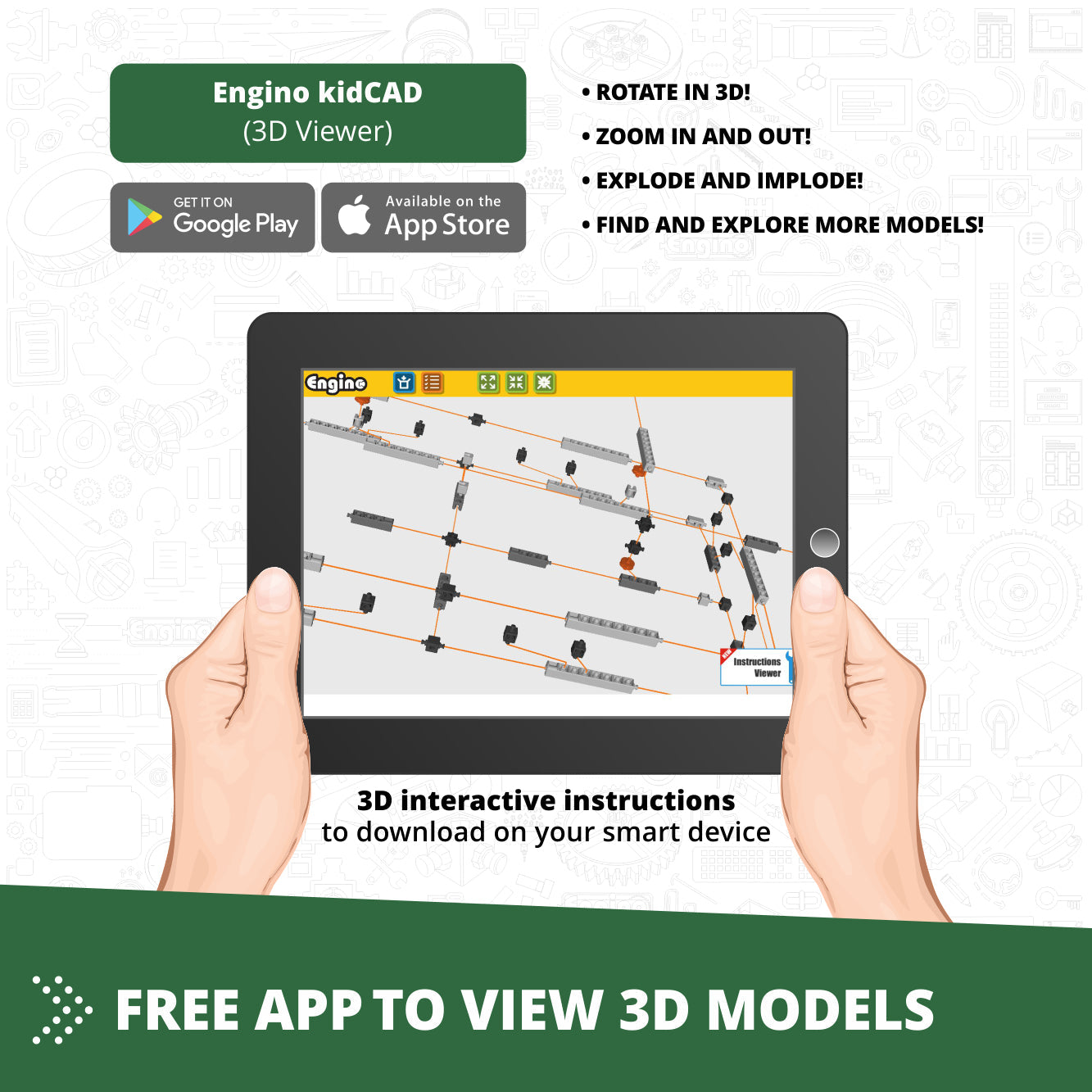 Engino Discovering STEM Botanic Laboratory: Fully Functional Greenhouse, STEM Toys for Kids Ages 9+ (4 Models to Build)