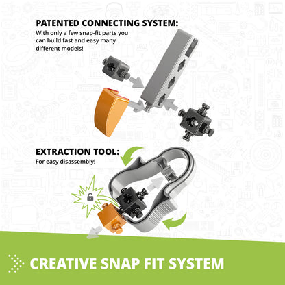 Engino STEAM Labs: How Greenhouses Work, STEM Building Toys for Kids Ages 8+ (1 Model to Build)