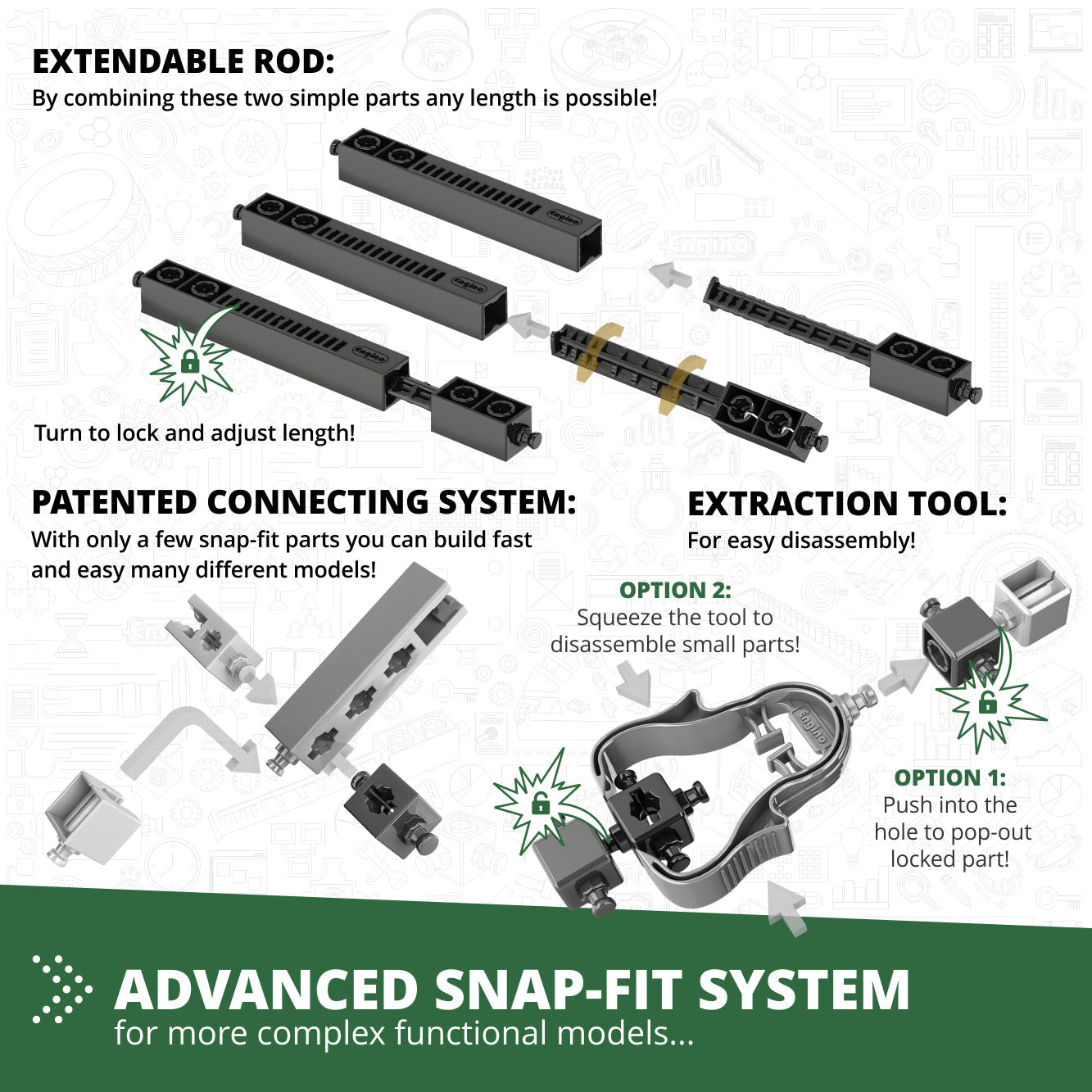 Engino Discovering STEM Botanic Laboratory: Fully Functional Greenhouse, STEM Toys for Kids Ages 9+ (4 Models to Build)