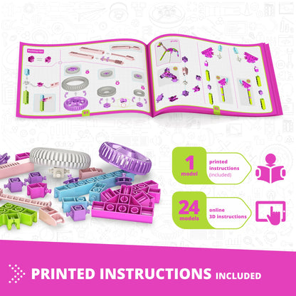 Engino Creative Builder: 25 Models Designer Set- STEM Building for Kids Ages 6+ (25 Models to Build)