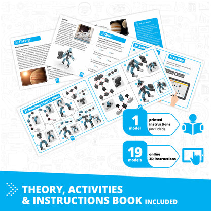 Creative Engineering 20 in 1- MAKER MASTER: STEM Building Toys for Kids Ages 7+ (20 Models to Build)