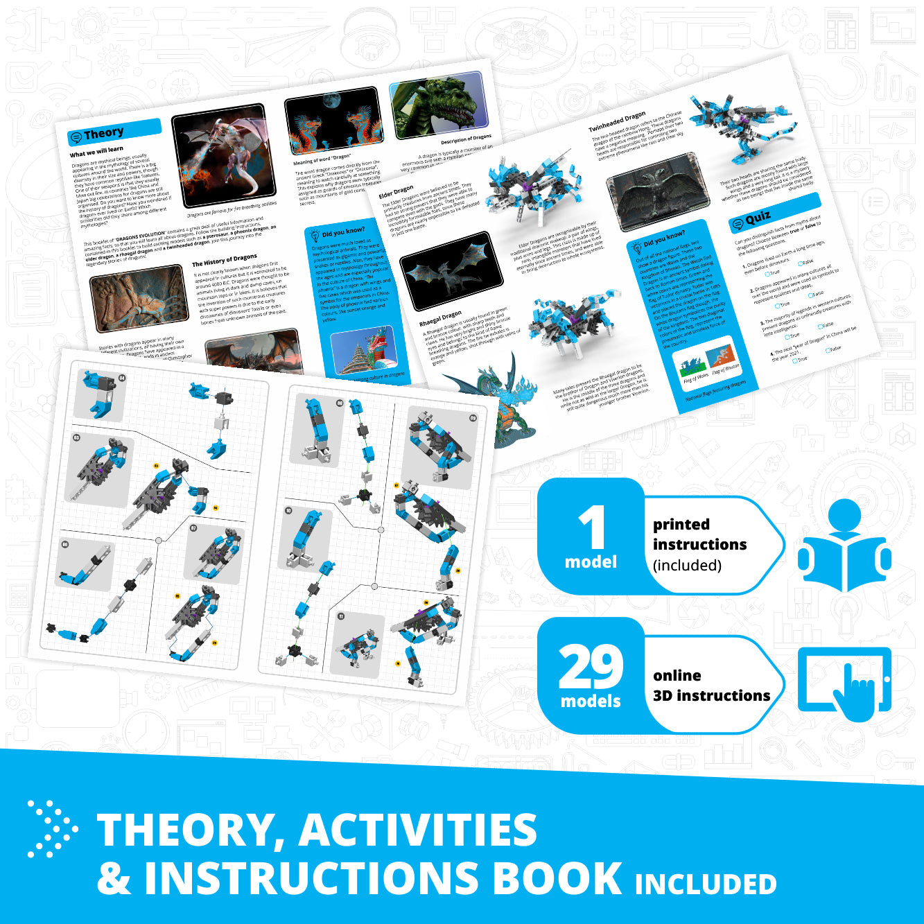 Creative Engineering 30 in 1- MAKER MASTER: STEM Educational Toys for Kids Ages 7+ (30 Models to Build)