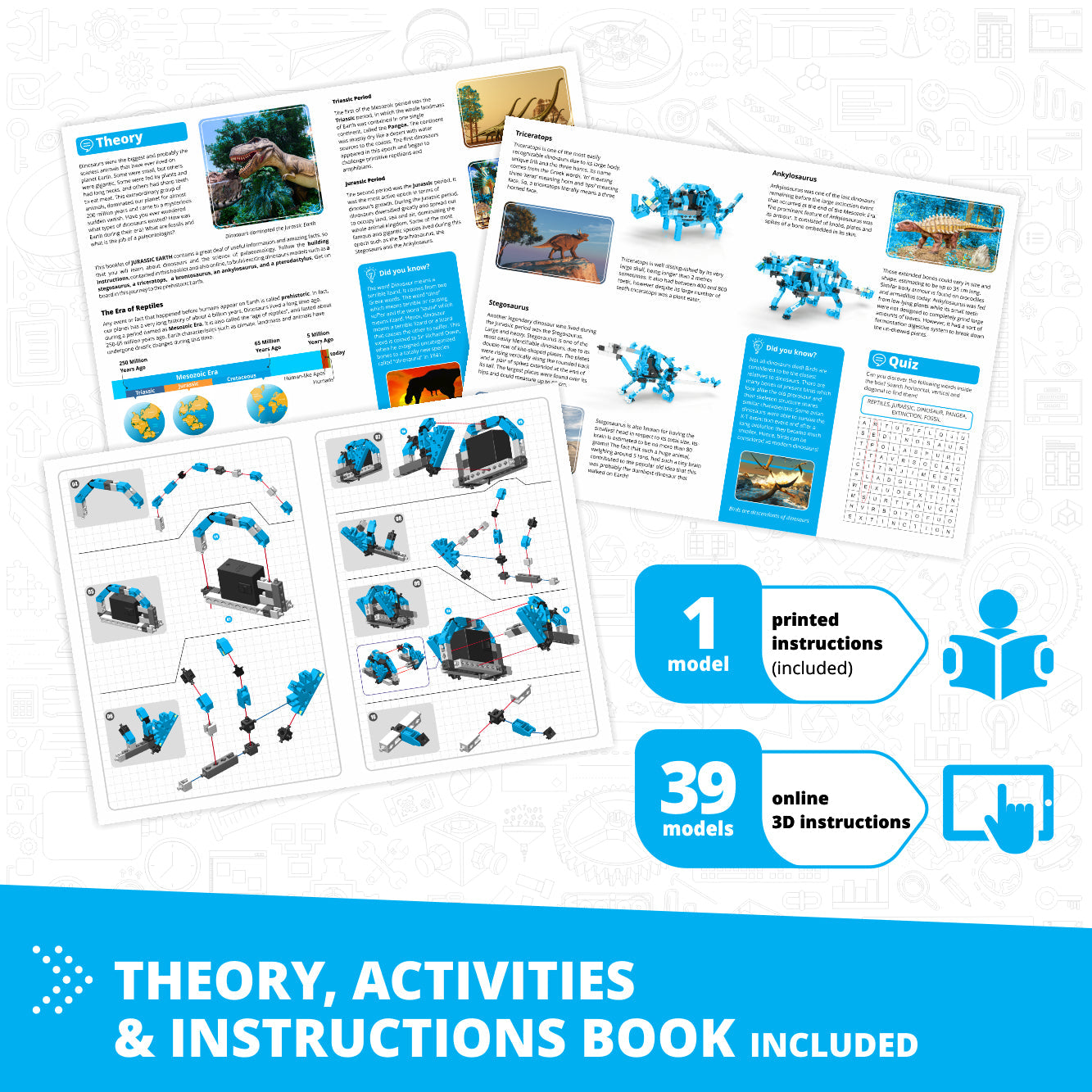 Creative Engineering 40 in 1- Motorized MAKER MASTER: STEM Building Toys for Kids Ages 8+ (40 Models to Build)