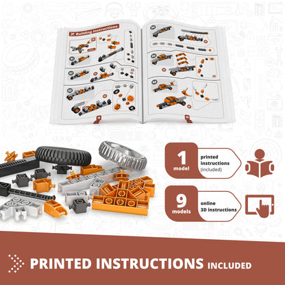 Engino Discovering STEM Technology of Machines: How Aircrafts Work, Building Toys for Kids Ages 9+ (10 Models to Build)
