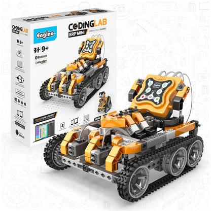 Engino Coding Lab- ERP MINI, STEM Robotics Kit for Kids Ages 9+ (2 Robot Models to Build)