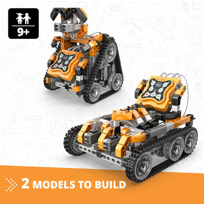 Engino Coding Lab- ERP MINI, STEM Robotics Kit for Kids Ages 9+ (2 Robot Models to Build)