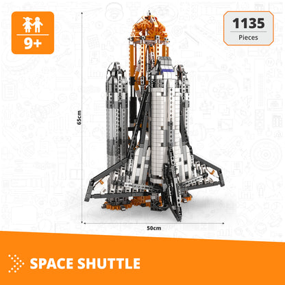 Engino Mega Builds- Challenger Space Shuttle Architecture Building Toys for Kids Ages 9+ (1 Model to Build)