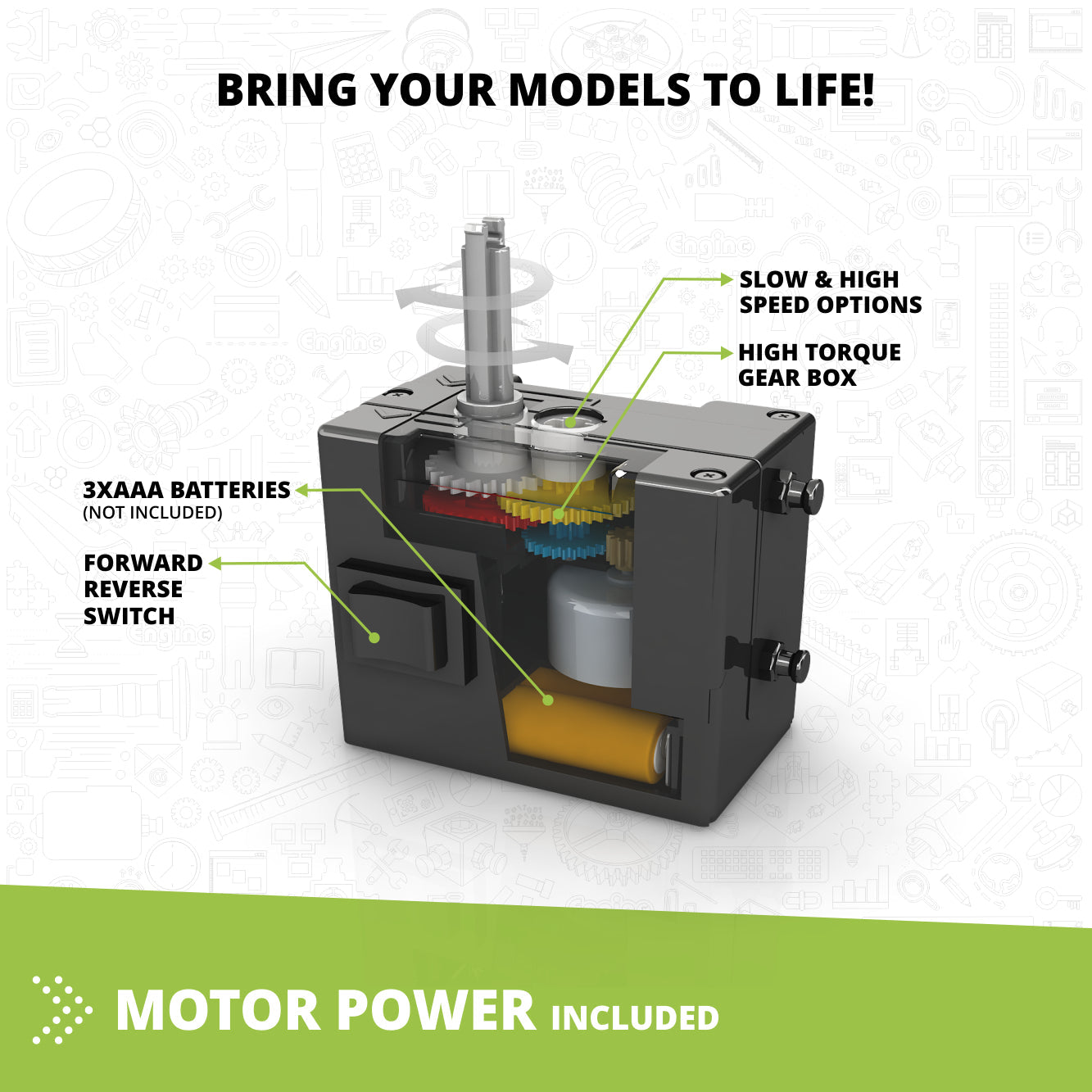 Engino Mega Builds- London Eye Architecture Construction Toys for Kids Ages 9+ (1 Model to Build)