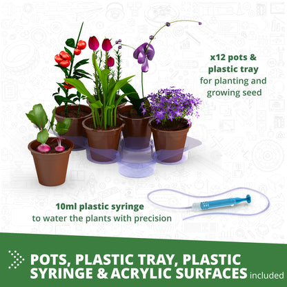 Engino DIY Robotized Greenhouse – Build, Grow & Experiment with STEM, For Kids Ages 9–12+ (4 Models to Build)