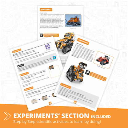 Engino Coding Lab- ERP MINI, STEM Robotics Kit for Kids Ages 9+ (2 Robot Models to Build)