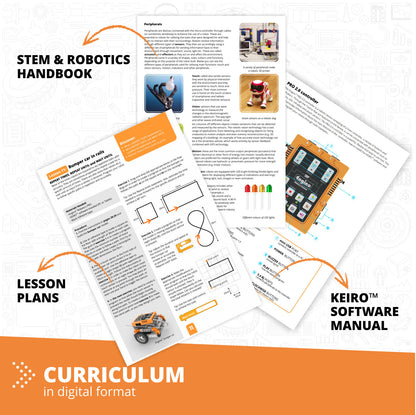 Engino STEM & Robotics ERP PRO Set Advanced Building & Coding Kit for Ages 9–12+ (Rechargeable Battery Included)